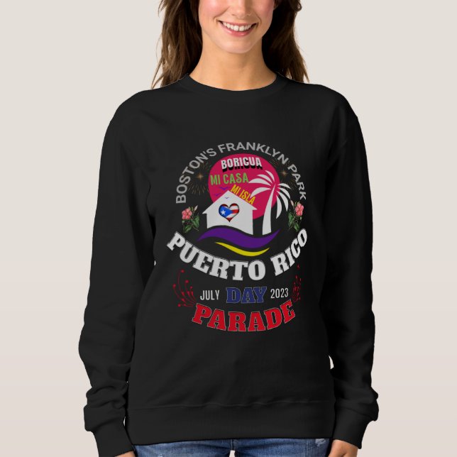 Sweatshirt Boston s Puerto Rico Day Parade Sunday June 11 202 (Devant)
