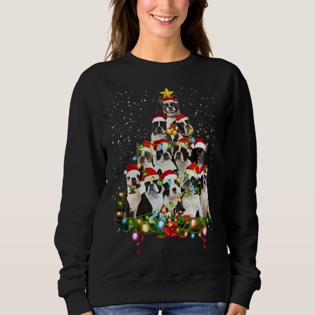Sweatshirt Boston Terrier Chiens Boston Terrier Animaux de No (Devant)