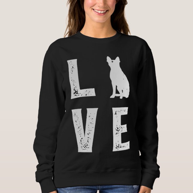 Sweatshirt Boston Terrier Love  1 (Devant)