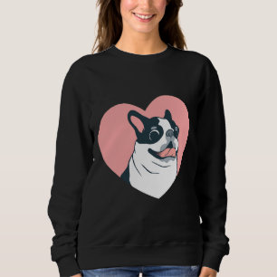 Sweatshirt Boston Terrier Love 168