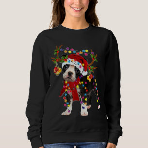 Sweatshirt Boston Terrier magnifique Reindeer Fil clair Fox T