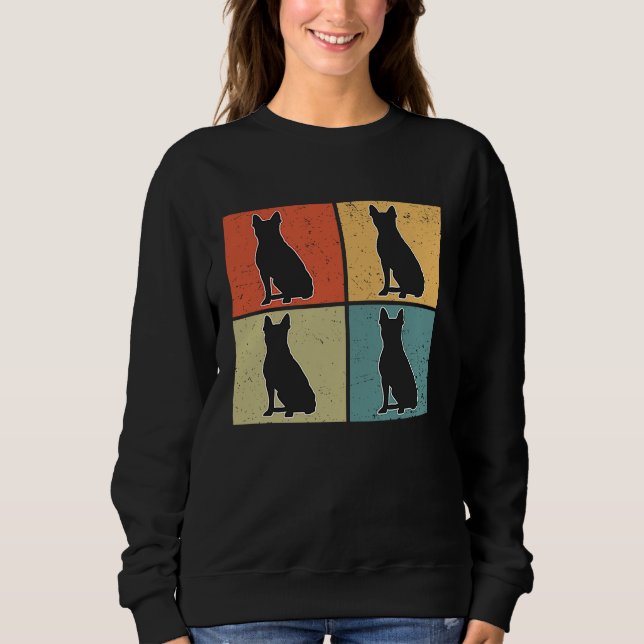 Sweatshirt Boston Terrier Vintage  3 (Devant)