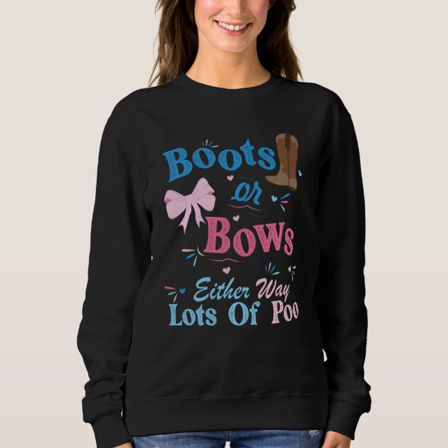 Sweatshirt Bottes Ou Bows D'Une Façon Ou D'Une Autre Beaucoup (Devant)