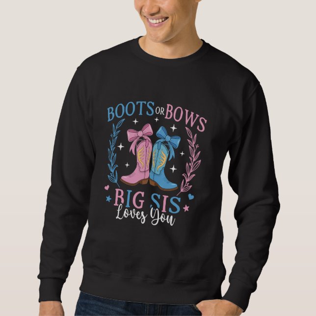 Sweatshirt Bottes ou vaches Décorations de genre Décorations  (Devant)