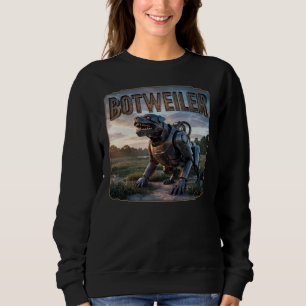 Sweatshirt Botweiler Photographique – Rottweiler Robot Drôle