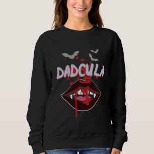 Sweatshirt Bouche et chauve-souris Dracula pour la nuit d'Hal