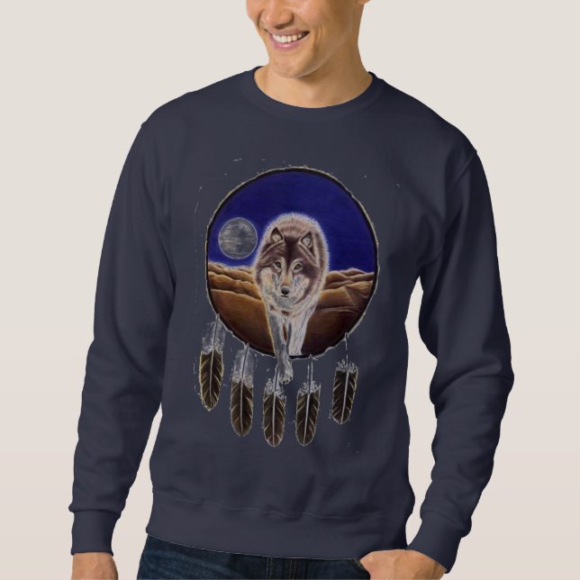 Sweatshirt bouclier de loup (Devant)