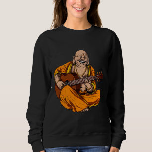Sweatshirt Bouddha Jouer de la guitare