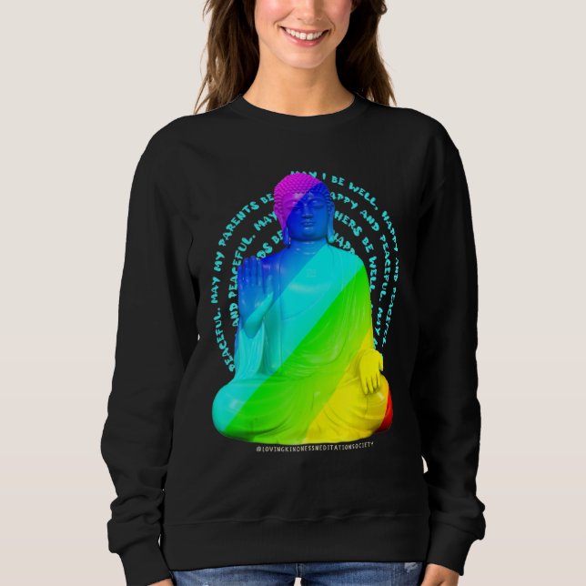 Sweatshirt Bouddha Mandala Bouddhiste Gautama Bouddhisme d'ar (Devant)