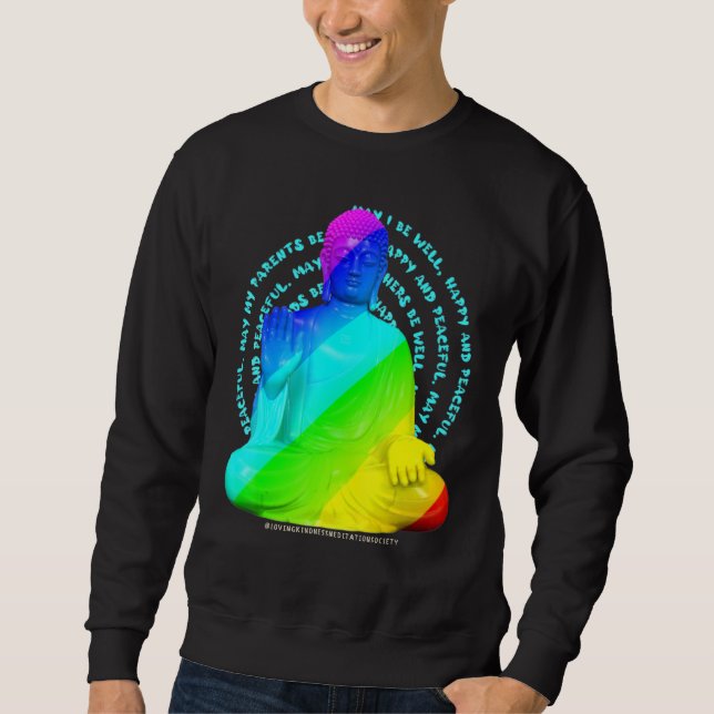 Sweatshirt Bouddha Mandala Bouddhiste Gautama Bouddhisme d'ar (Devant)