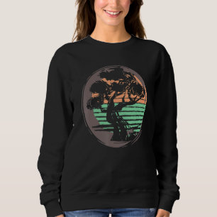Sweatshirt Bouddhisme de bonsaï Arbre Méditation Kanji japona