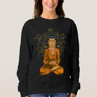 Sweatshirt Bouddhisme Zen Fleur de Lotus Spirituel Bouddhiste