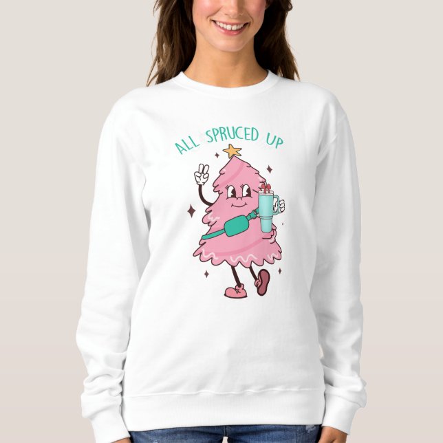 Sweatshirt Bougie Fir Life, Bougie Xmas Tree (Devant)