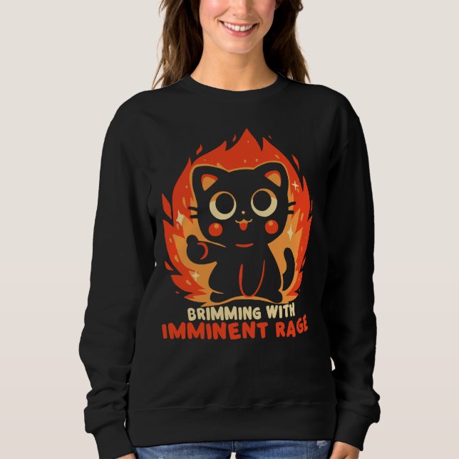 Sweatshirt Bouillonnant de Rage Imminente (Devant)