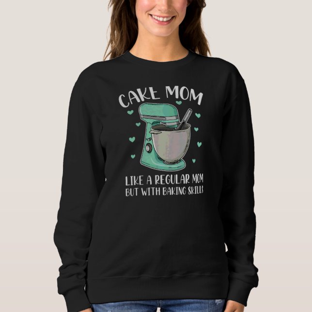 Sweatshirt Boulangerie De Cupcake Pour Femme De Gâteau (Devant)