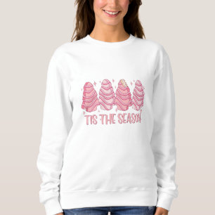 Sweatshirt Boulangerie de Noël Rétro Chemise C'est la saison