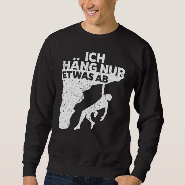 Sweatshirt Bouldern Bouldersport Escalade Wall Rock Escalade (Devant)
