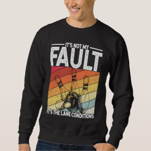 Sweatshirt Boule de quille de bowling Quille Joueur Équipe de