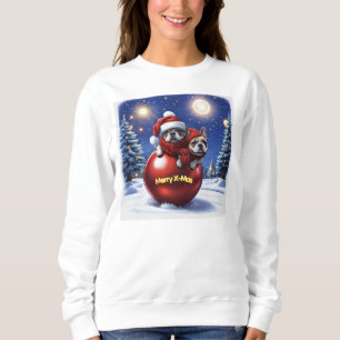 Sweatshirt Bouledogue français Noël French Bulldog