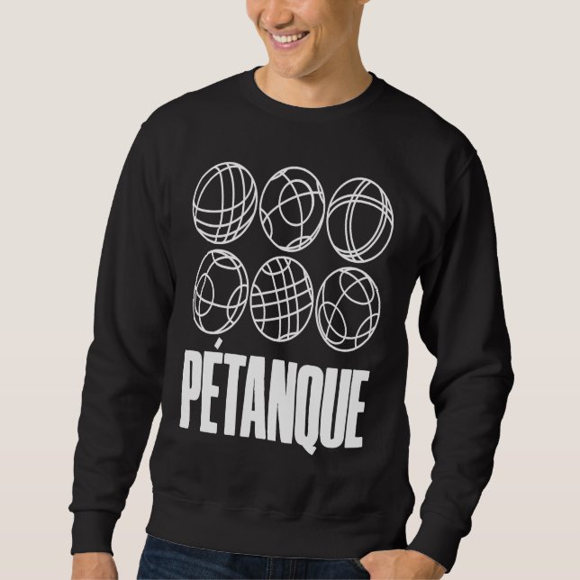 Sweatshirt Boules Boules Pour Boules De Pétanque Boulder Boul (Devant)