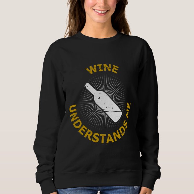 Sweatshirt Bouteille à vin 94 (Devant)