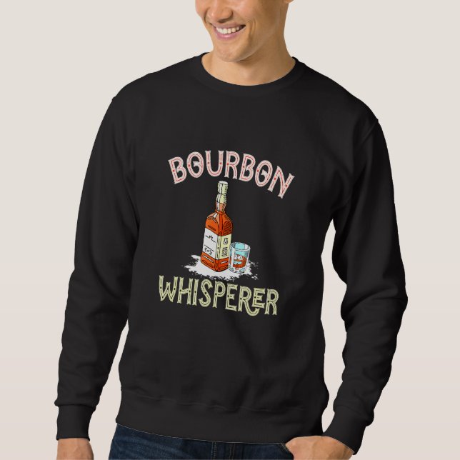 Sweatshirt Bouteille Bourbon Bouteille Graphique De Whisky Av (Devant)