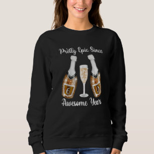 Sweatshirt Bouteilles De Champagne Pour 60 Ans Femmes Et 60E