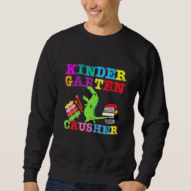 Sweatshirt Boutique de jardin d'enfants de Dinosaur (Devant)