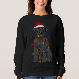Sweatshirt Bouvier Des Flandres Chien portant le Casquette de