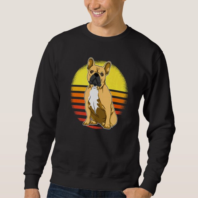 Sweatshirt Bouvier Français Frenchie Coucher de soleil  67 (Devant)