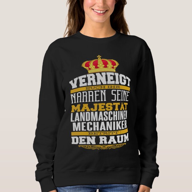 Sweatshirt Bow Down You Foolery Machinery Mécan (Devant)
