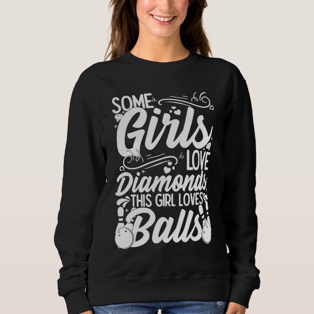 Sweatshirt Bowling Ball Pin Bowler Strike Bowling Fanatic Bow (Devant)