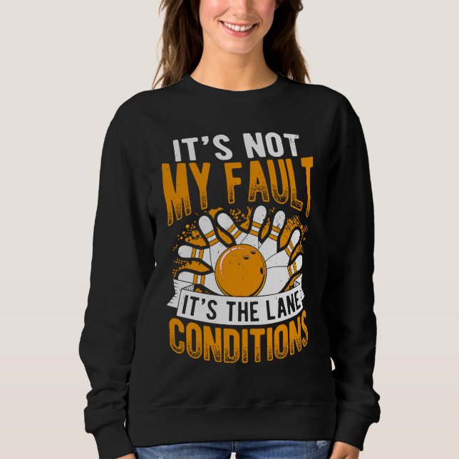 Sweatshirt Bowling Ball Pin Bowler Strike Bowling Team Bowlin (Devant)