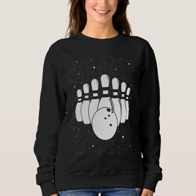 Sweatshirt Bowling Ball Pin Bowler Strike Bowling Team Bowlin (Devant)