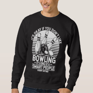 Sweatshirt Bowling Ball Pin Bowler Strike Team Bowling Alley 