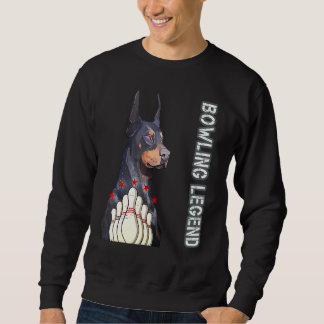 Sweatshirt Bowling Chien Legend Art