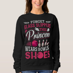 Sweatshirt Bowling Drôle Pour Femmes Filles Enfants Maman Fem