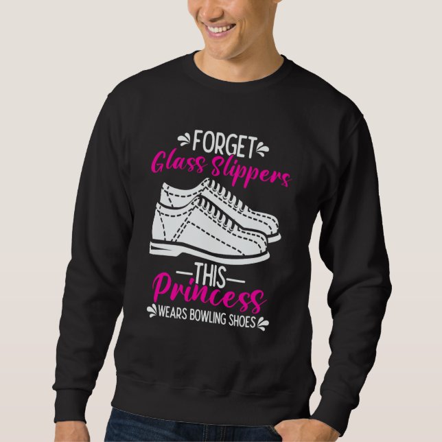 Sweatshirt Bowling Girl Princess Pin Bowler Strike Bowling Fa (Devant)