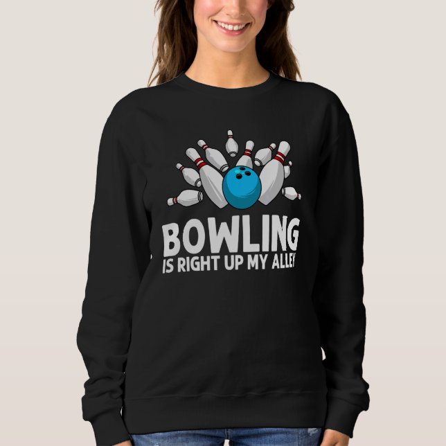 Sweatshirt Bowling Hommes Femmes Bowlers Athlète Joueurs spor (Devant)