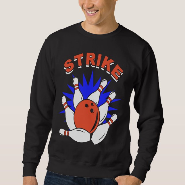 Sweatshirt bowling player bowler bowling game bowling (Devant)