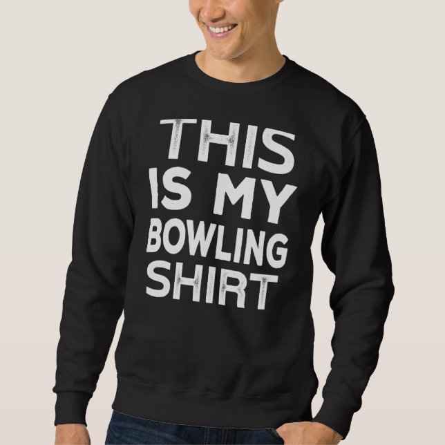 Sweatshirt Bowling Sport Bowling Fille Son Bowling Ami (Devant)