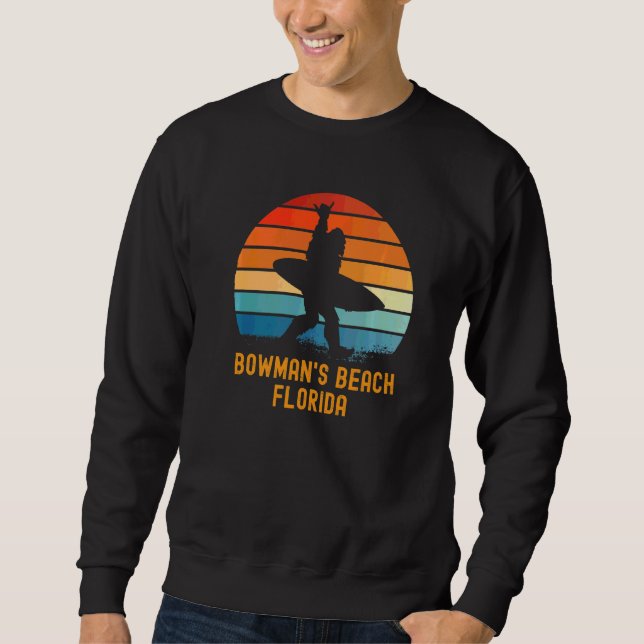 Sweatshirt Bowman's Beach Florida Sasquatch Souvenir (Devant)
