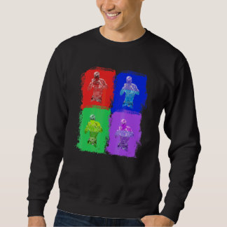 Sweatshirt Boxe Box Boxeur Pop Art