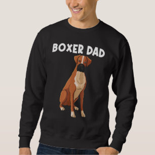 Sweatshirt Boxe Pour Papa Père Boxer Chien race Animal