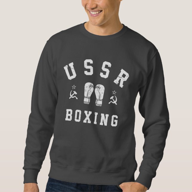 Sweatshirt Boxe URSS (Devant)