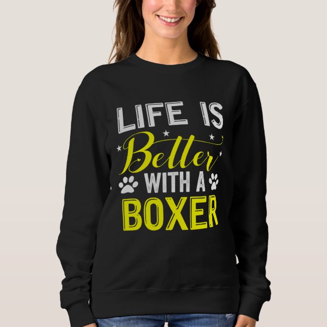 Sweatshirt Boxer  Dog (Devant)