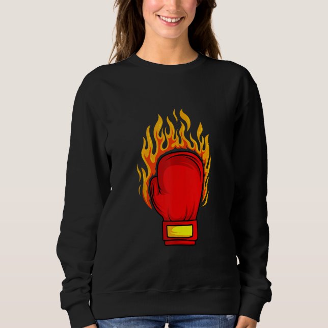 Sweatshirt Boxer Glove Boxer Entraîneur Sport de Combat Stud (Devant)