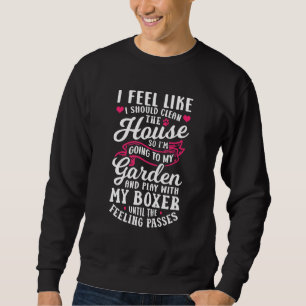 Sweatshirt Boxer Maman Chien