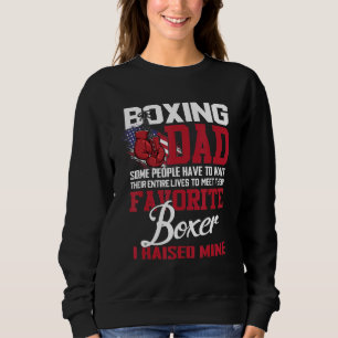 Sweatshirt Boxer Papa Il Y A Des Gens Qui Doivent Attendre To