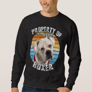Sweatshirt Boxer White Propriété De